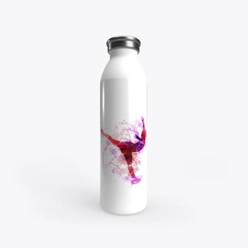 Spiral Skater Aluminum Water Bottle