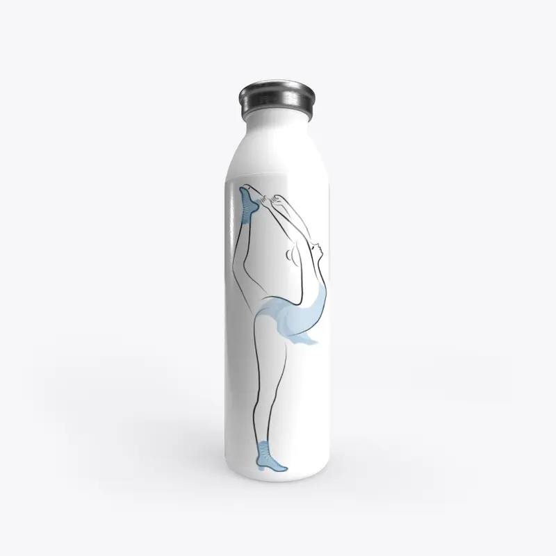 Biellmann Skater Aluminum Water Bottle