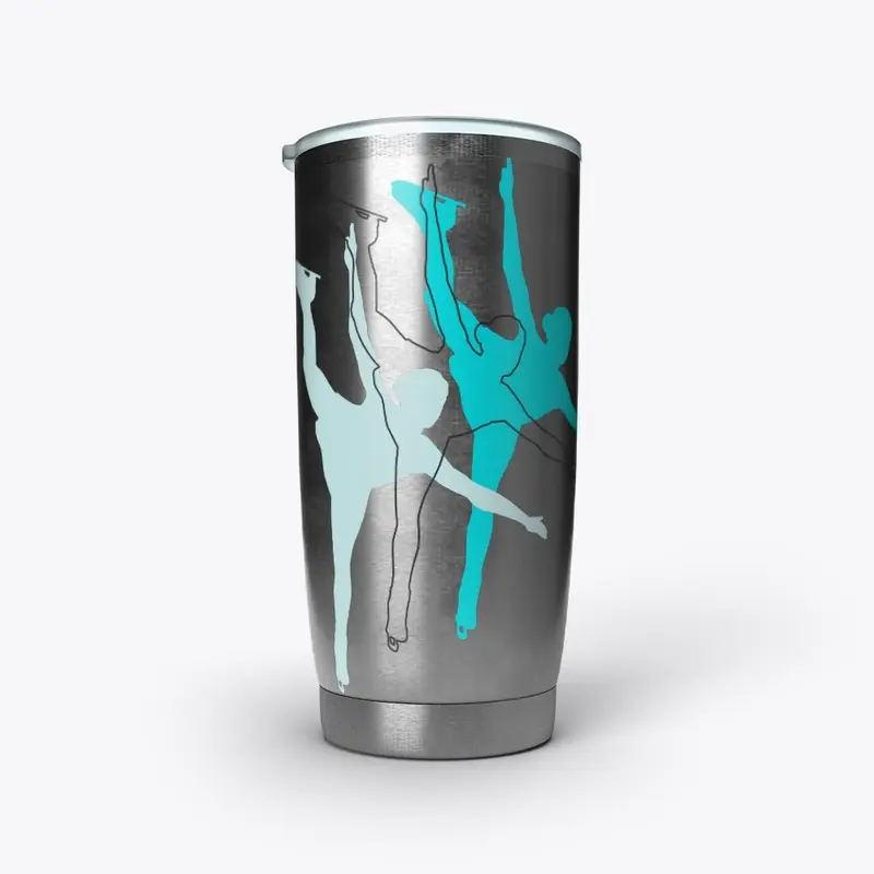 Skating Spiral Stainless Tumbler - 20 oz